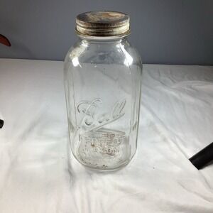 Ball Mason Clear 1/2 gallon Jar with Zinc Lid